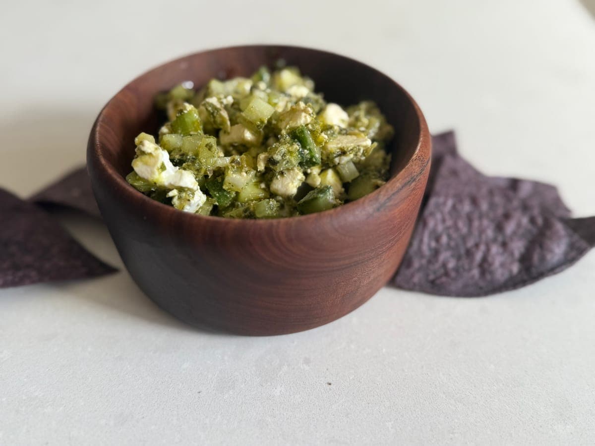 Cucumber Celery Feta Dip