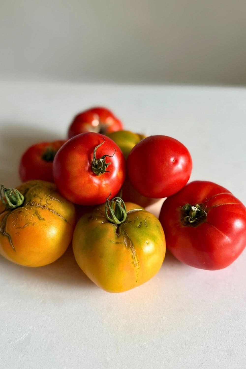 Fresh heirloom tomatoes