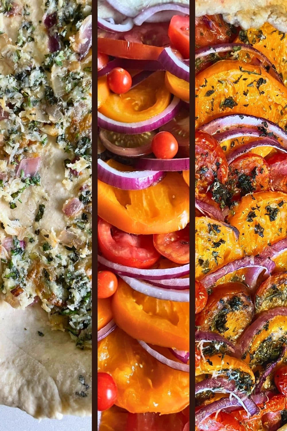 three stages of galette