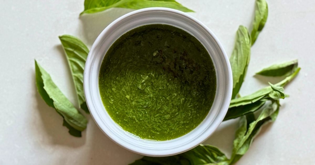 Basil Vinaigrette Recipe | JM Treats &amp; Eats